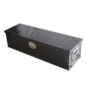 アルミ 荷台ボックス ブラック 123cm×39cm×39cm 防雨仕様 鍵