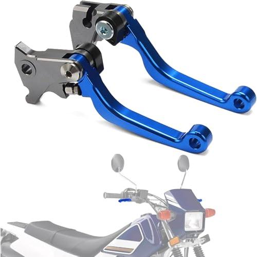 JFG バイク ブレーキ クラッチレバー セット 調節可能 可倒式 アルミ 適用車種 セロー250 ...