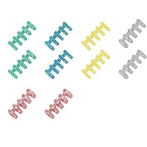 GreenGee ルーズリーフ リング [10個セット/混色] A4/50穴製本