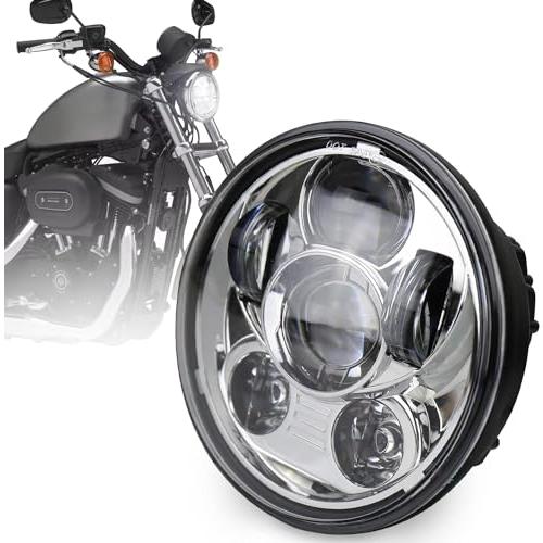 MOVOTOR スポーツスター ヘッドライト led 車検対応 Hi/Loビーム 高輝度ledIP6...