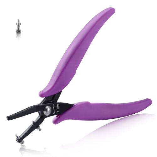 SPEEDWOX 穴あけパンチ 小型 1.5mm 穴開けパンチ 1穴 ホールパンチプライヤー パンチ...