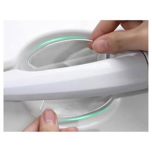 BAIYIUER ドアハンドルプロテクター N-BOX JF6 JF5 R5.10~ に対応 ドアノブ 引っかき傷防止 8枚セット 透明