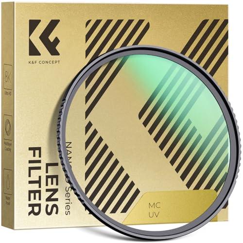 K&amp;F CONCEPT 95mm レンズフィルター 高透過率 極薄 撥水防汚 AGC日本製光学ガラス...
