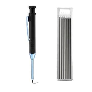 建築用シャーペン 建築用鉛筆 1本 替え芯1色6本付き 2.8mm 墨付け すみつけシャープペンシル 大工 建築 木工 工事 デッサン スケッチ