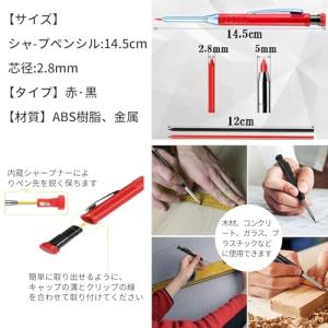 建築用シャーペン 建築用鉛筆 1本 替え芯1色...の詳細画像2