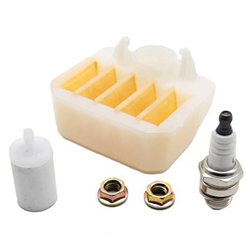 JIUDANI 交換用エアフィルター 燃料フィルター スパークプラグ ナットセット Husqvarn...