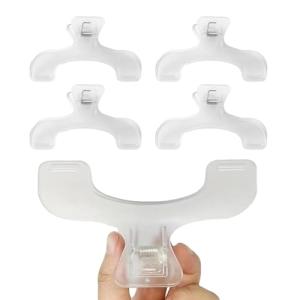 ブッククリップ 4個セット 透明 ククリップ セット 教科書/楽譜/厚い本の開いたまま固定 耐久性ブックスト ペーパー 文書 教科書文房具 事務｜あかるストア