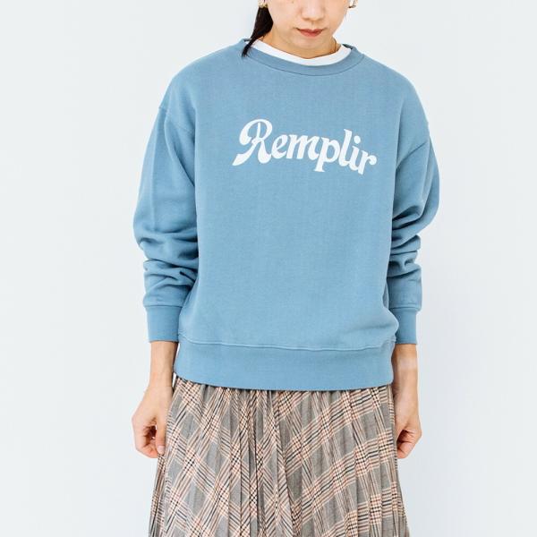 SALE スウェット  le vent souffle  ルヴァンスフル 裏微起毛プリントスウェット...