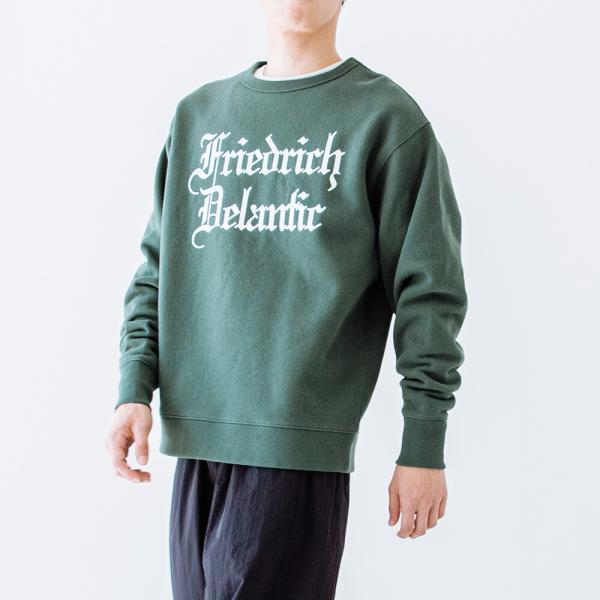 スウェット　DUAL VOICE デュアルボイス 裏起毛スウェットクルーネックプリントトレーナー　(...