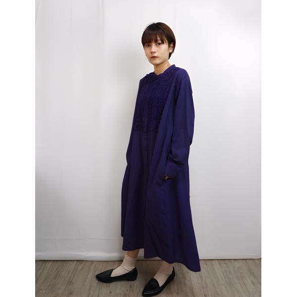 SALE ワンピース  fu-dueka:: エーカ 　シャリシャリオックスフリンジワンピース　(W...