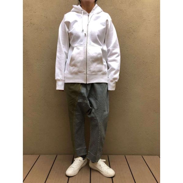 サルエルパンツ　LIME.INC ライム 　スラブデニム　ヒッコリーツイル サルエルパンツ  (カー...