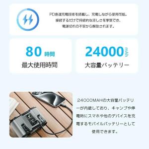 腰掛け扇風機 ベルトファン 腰掛けファン ポー...の詳細画像4