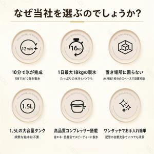 製氷機 家庭用 タイマー機能 自動製氷機 自動...の詳細画像1