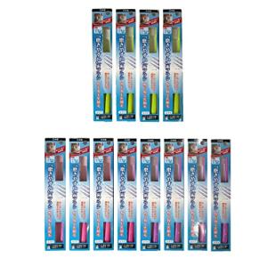 ライフレンジ 歯ブラシ ねじねじ先細毛 12本 アソート