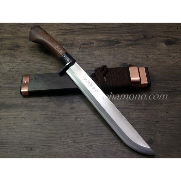 土佐鍛冶　松本正忠作　青鋼剣鉈9寸　270