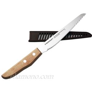 パン切りナイフ「せせらぎ」14cm　ケース付｜akashikiko