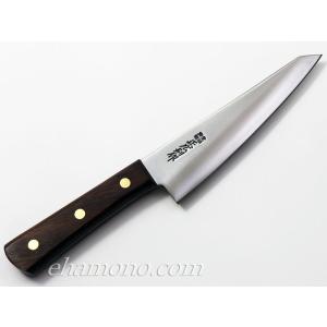 正広別作 骨透（サバキ・解体包丁）丸（中）150mm 木柄【即日出荷品