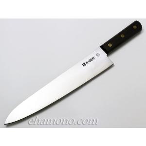 佐治武士作『SRS13 粉末ハイス鋼 牛刀240』黒合板ハンドル : ehamono