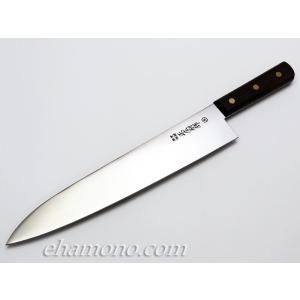 正広別作　牛刀　木製ハンドル　平切牛刀 正広別作 平切（牛刀） 8寸 240mm 木柄