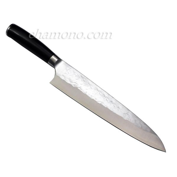 佐治武士作『SRS13　粉末ハイス鋼　牛刀240』黒合板ハンドル