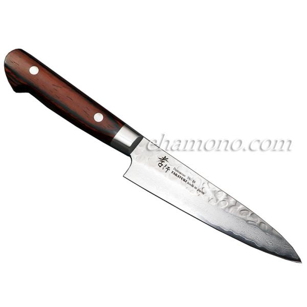 堺孝行　Ｖ金10号ダマスカス33層鎚目　ペティ120