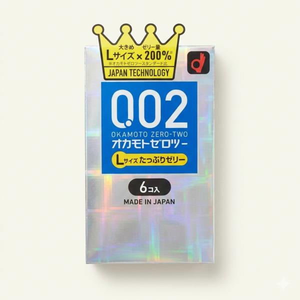 オカモト オカモトゼロツー たっぷりゼリー Lサイズ 6個入