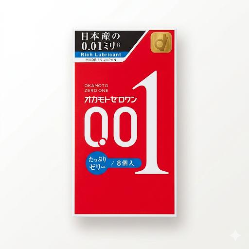 オカモトゼロワン たっぷりゼリー 8個入り　クリア