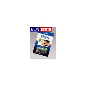 EPSON エプソン 写真用紙 絹目調 2L判/50枚 K2L50MSHR(2189085) : e