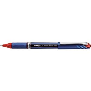 ゲルインキボールペン ぺんてる Pentel エナージェルユーロ 0.5mm〈極細〉ニードルチップ 赤インキ BLN25-B｜akatsuka-bs