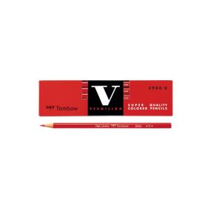 トンボ鉛筆 TOMBOW 鉛筆 赤鉛筆（朱色） 8900-V