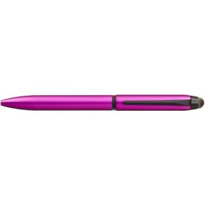 多色ボールペン 三菱鉛筆 uni ジェットストリーム スタイラス 3色ボールペン＆タッチペン シルバー SXE3T-1800-05｜akatsuka-bs