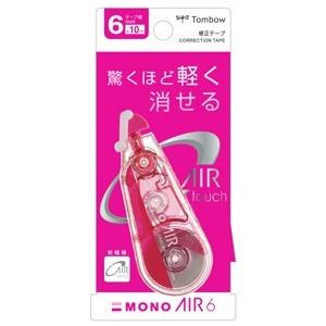 トンボ TOMBOW 修正テープ モノエアー 6mmテープ幅 ピンク CT-CA6C80