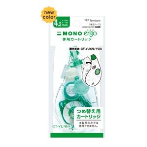 トンボ TOMBOW 修正テープ モノエルゴ つめ替え 4.2mmテープ幅 CT-YURN4