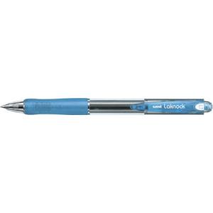 油性ボールペン 三菱鉛筆 uni ベリー楽ボ（ノック式） 0.7mm 透明水色 SN-100-07