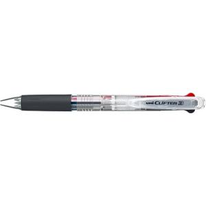 多色ボールペン 三菱鉛筆 uni クリフター 0.7mm 3色ボールペン 透明 SE3-304｜akatsuka-bs