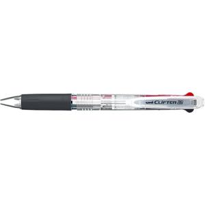 クリフター 三菱鉛筆 油性ボールペン 3色ボールペン 透明 SE3304.T 0.7