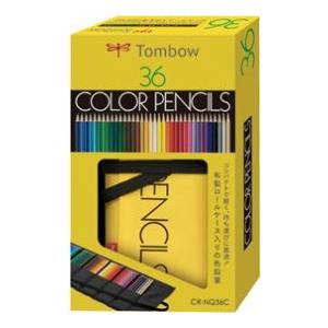 トンボ鉛筆 TOMBOW ロールケース入色鉛筆NQ 36色セット CR-NQ36C