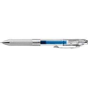 ゲルインキボールペン ぺんてる Pentel ノック式エナージェル インフリー 0.4mm＜極細＞ ニードルチップ ブルー BLN74TL-C｜akatsuka-bs