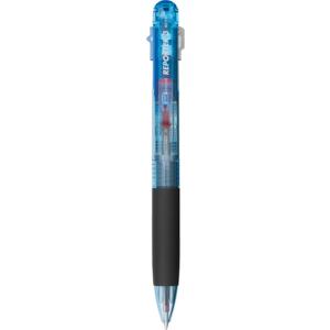 多色ボールペン トンボ鉛筆 TOMBOW リポーター REPORTER 0.7mmボール 3色ボールペン BC-TRC40 透明ブルー