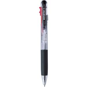 多色ボールペン トンボ鉛筆 TOMBOW リポーター REPORTER 0.7mmボール 2色ボールペン BC-WRC20 透明