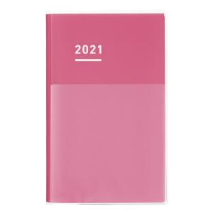 ダイアリー 手帳 コクヨ KOKUYO 2021年 ジブン手帳 2021 ジブンmini 2021DIARY ピンク B6スリム ニ-JCMD1P-21