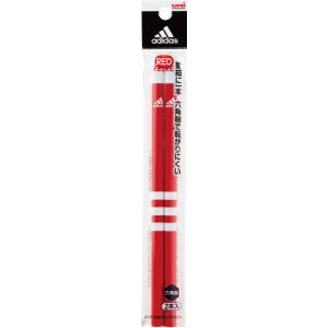 三菱鉛筆 色鉛筆 uni アディダス 赤鉛筆 2本パック 色鉛筆881 AI