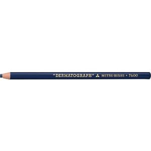 色鉛筆 三菱鉛筆 uni 油性ダーマトグラフ 藍 7600 K7600.10