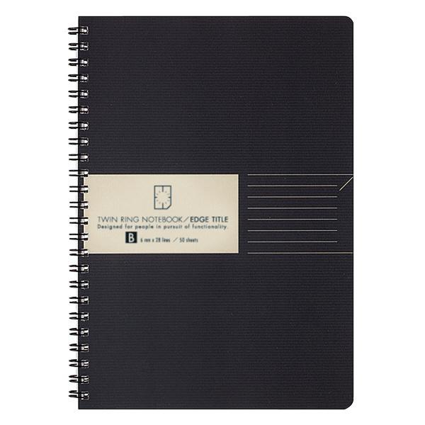 ノート コクヨ KOKUYO キャンパス Campus ツインリングノート エッジタイトル 3号(A...