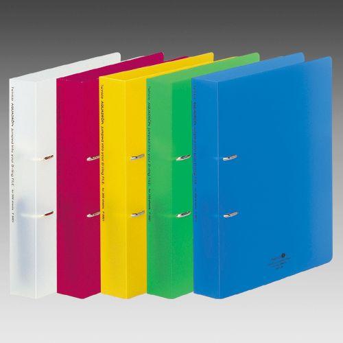 リヒトラブ LIHIT LAB. AQUA DROPs D型リングファイル＜ツイストリング＞ F-5...