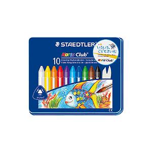 クレヨン ステッドラー STAEDTLER ノリスクラブ トリプラス クレヨン 10色セット 228...