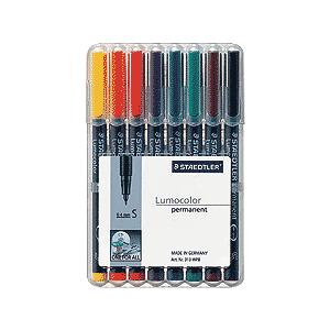 ステッドラー STAEDTLER 製図用品 ルモカラーペン 油性 超極細書きS 313 WP8