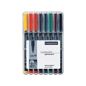 ステッドラー STAEDTLER 製図用品 ルモカラーペン 油性 細書きM 317 WP8