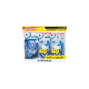 トンボ TOMBOW 修正テープ モノYX6 1P YR6 2Pパック KCC-343K