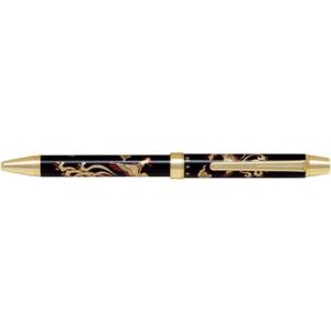 PILOT 雅絵巻 鶴と松 化粧箱入り PILOT（パイロット） 多機能ペン PILOT 2+1 雅絵巻 鶴と松 BTHM-3SR-TM